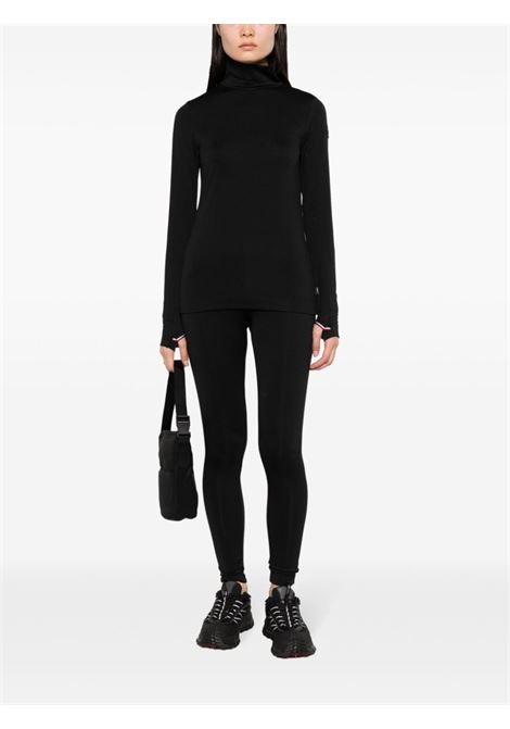 Leggings a vita alta in nero - donna MONCLER GRENOBLE | 8H00004899JO999